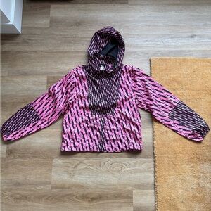 🖤💓ALL ACCESS Bandier Black & Pink Cropped Windbreaker Rain Jacket